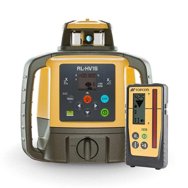 Topcon RL-HV1S Single Grade Rotating Laser (Rechargeable PREMIUM - LS100D Receiver)
