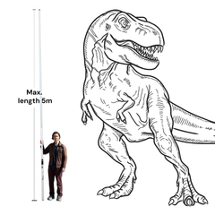 geo-FENNEL EasyFix 5m Telescopic Measuring Pole