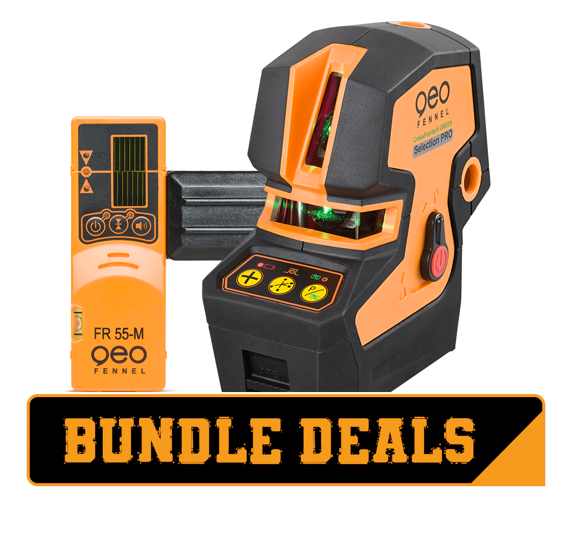 geo-Fennel Cross Pointer 5 GREEN Selection PRO Line and Dot Laser Level