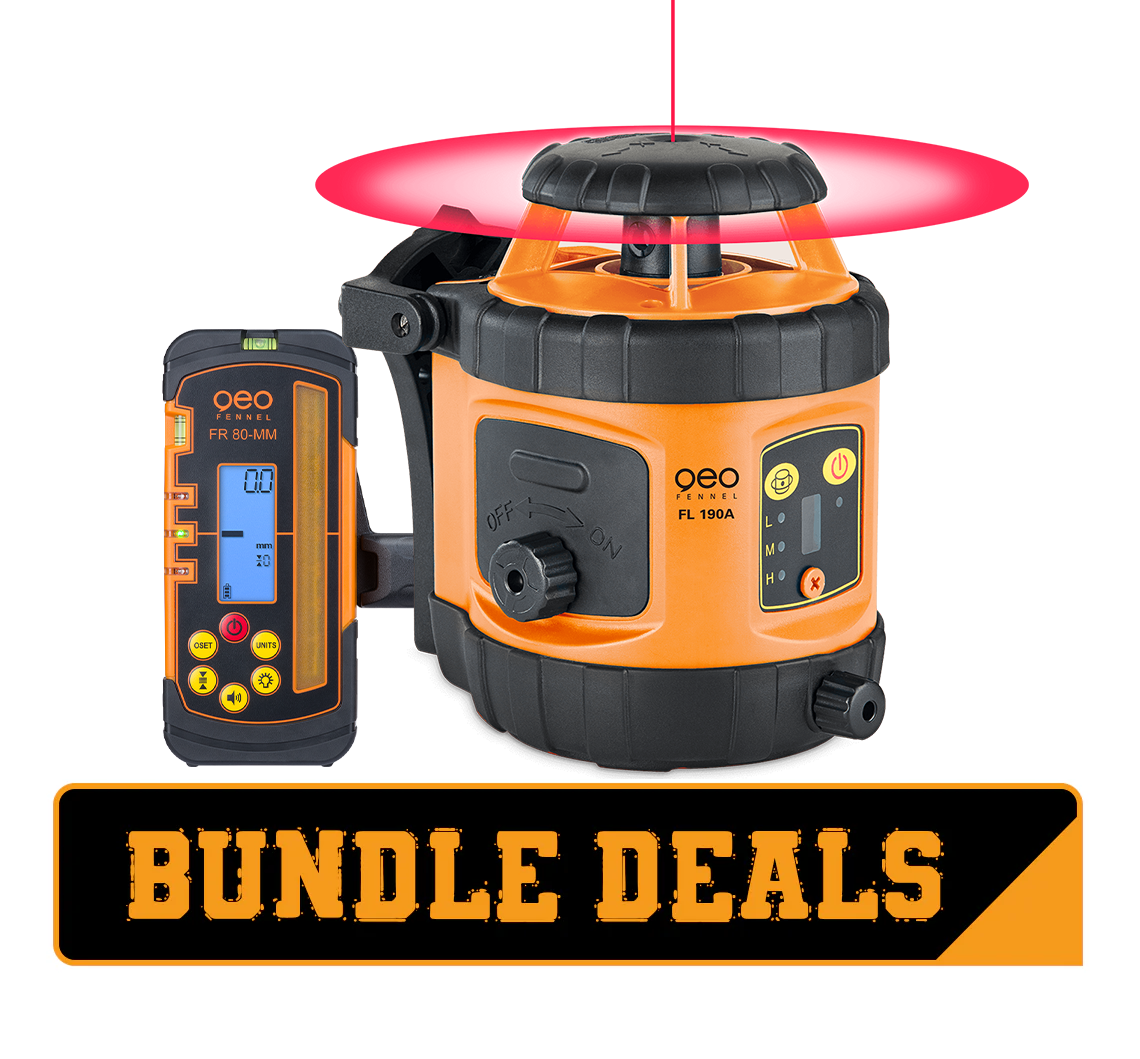 geo-FENNEL FL 190A RED Rotating Laser Level