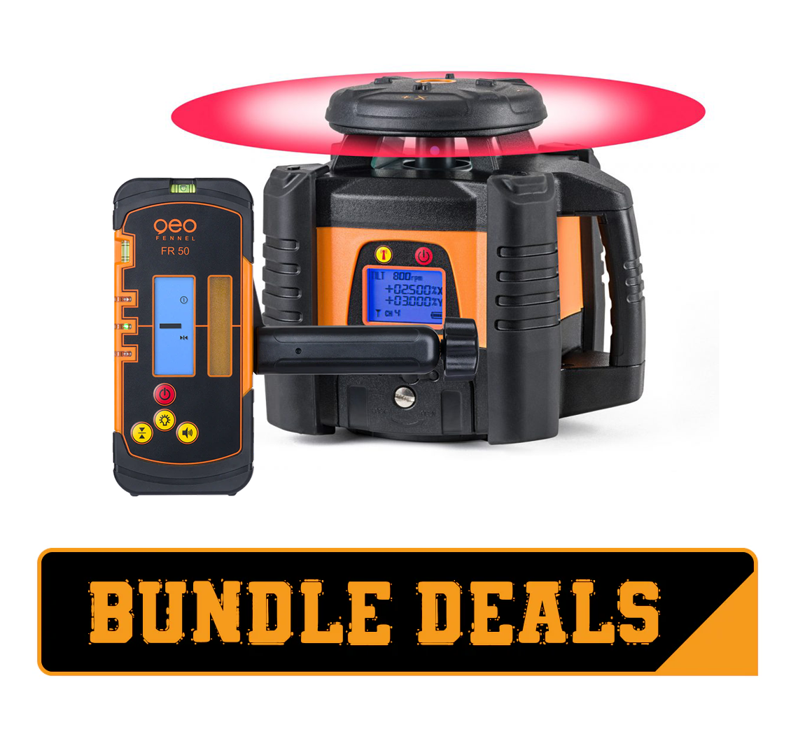 geo-FENNEL FL 155H-G (LC 2) Dual Grade Rotating Laser with Receiver