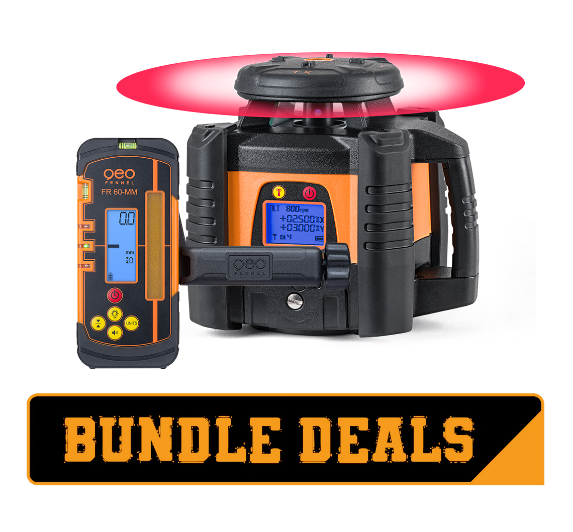 geo-FENNEL FL 155H-G (LC 2) Dual Grade Rotating Laser with Receiver