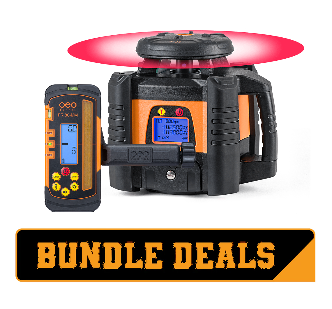 geo-FENNEL FL 155H-G (LC 2) Dual Grade Rotating Laser with Receiver