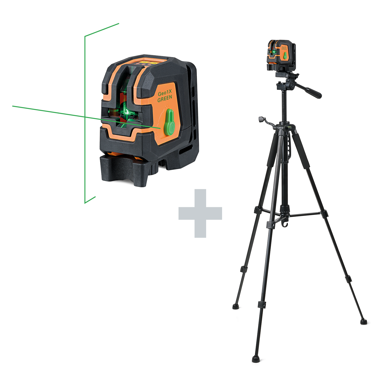 geo-Fennel Geo1X Green Set with Elevating Tripod