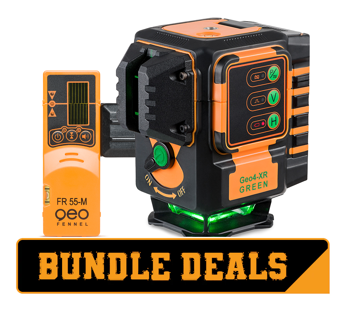 geo-Fennel Geo4-XR Cross Line Laser GREEN