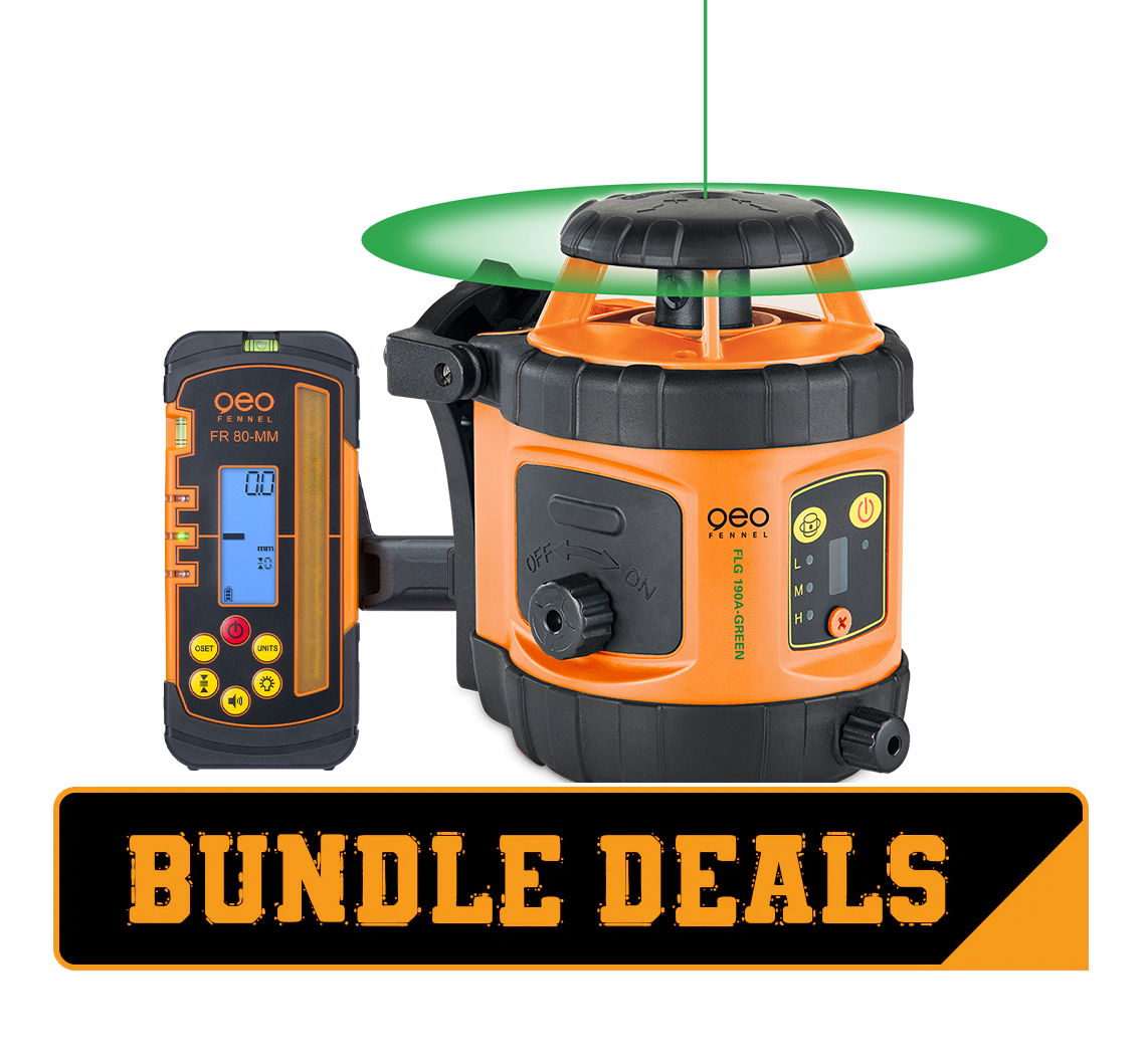 geo-FENNEL FLG 190A Green Rotating Laser Level