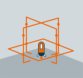 geo-FENNEL FL 69 HP Ultra Liner including FR 55 Multiline Laser Level