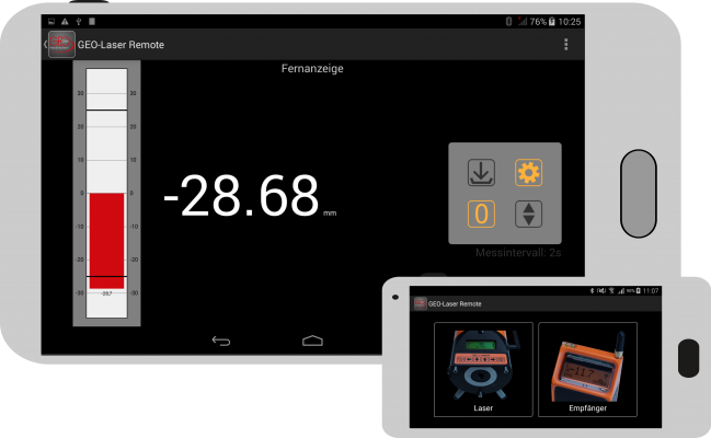 GEO-Laser FA-70 Wireless Remote Control for Laser Receivers