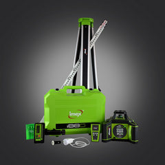 Imex i88G H/V Green Rotating Laser Level with LRX10 Laser Receiver