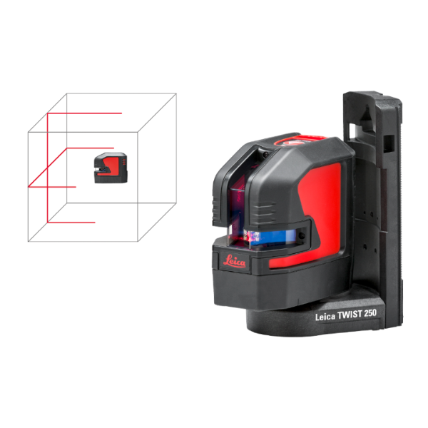 Leica Lino L2S-1 Crossline Laser Level in Soft Case includes TWIST 250 adapter & Target