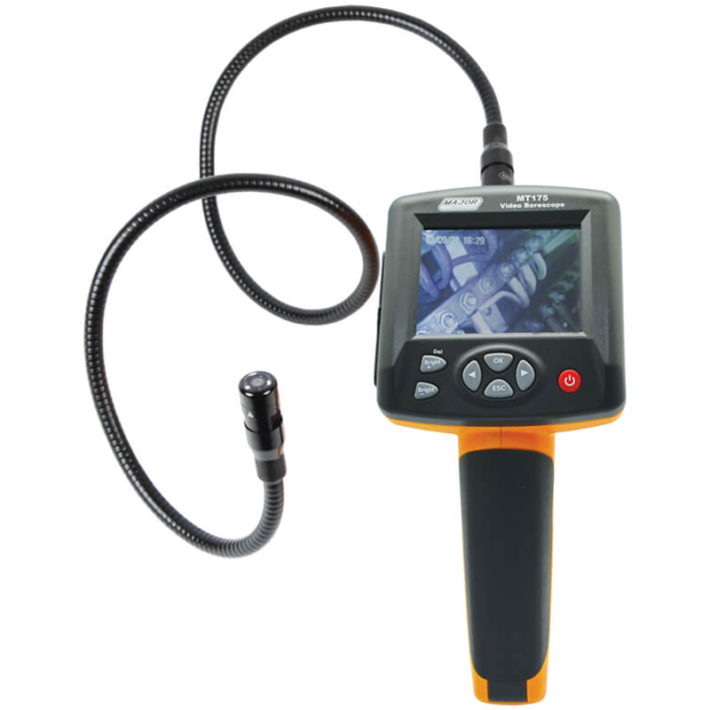 Major Tech MT175 Video Borescope, 3.2" TFT LCD 320x240 Resolution