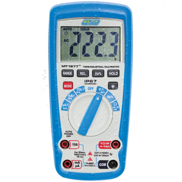 Major Tech MT1877 1000V AC/DC IP67 True RMS Multimeter