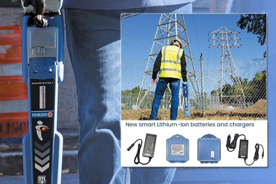 RadioDetection launch new Smart Batteries & Chargers-Laserman Technologies Australia