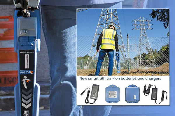 RadioDetection launch new Smart Batteries & Chargers-Laserman Technologies Australia