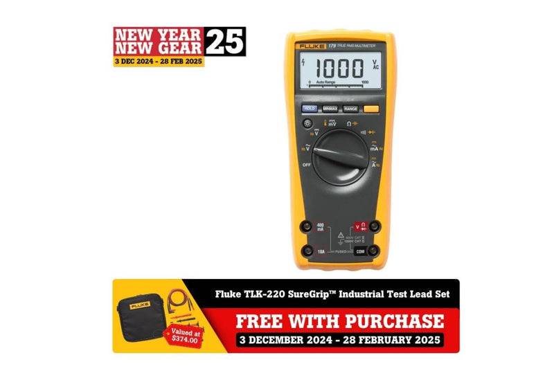 Fluke 179 ESFP True Rms Multimeter W. Backlight & Temp