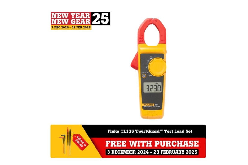 Fluke 323 400aac True Rms Clampmeter (item no. 4152628)