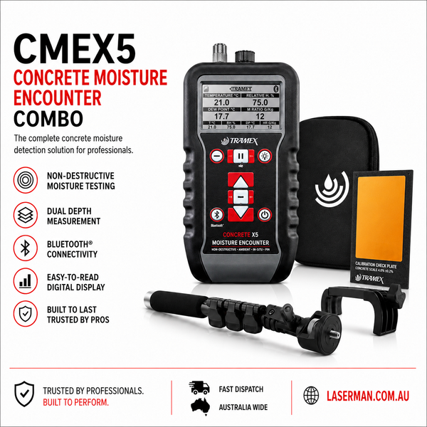 Tramex CMEX5 Concrete Moisture Encounter Professional Combo Kit