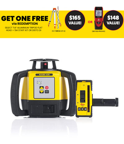 Leica Rugby 620 with RodEye Receiver