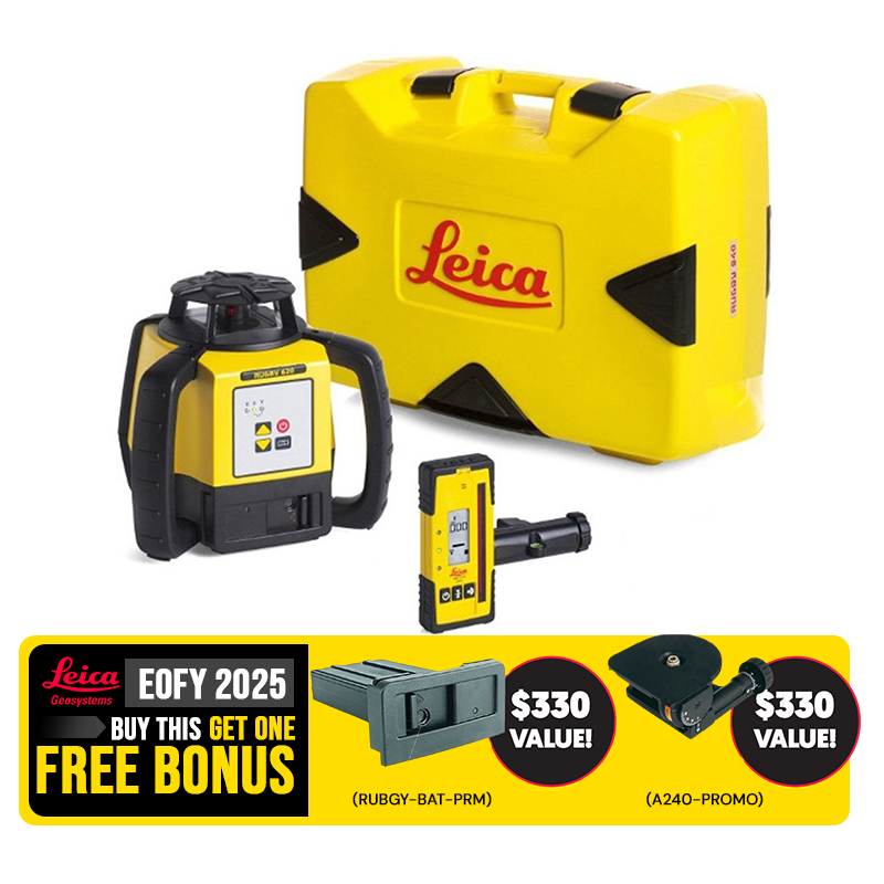 Leica Rugby 620 with RodEye Receiver