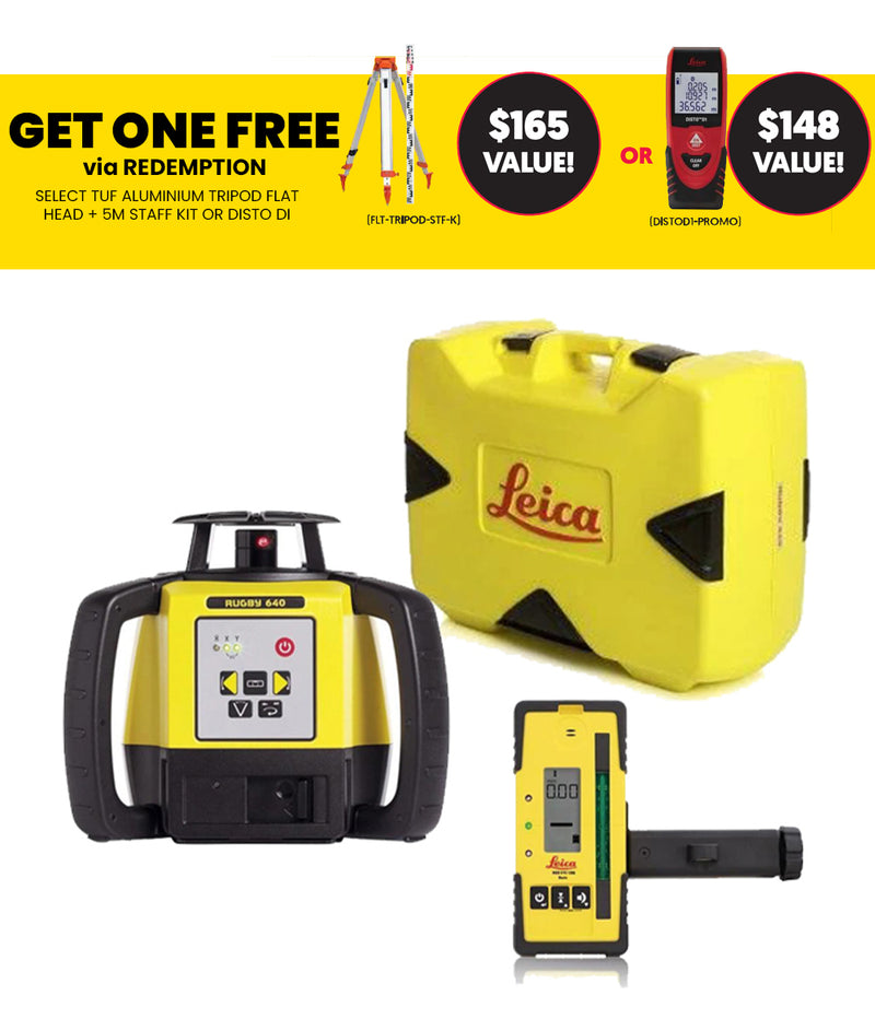 Leica Rugby 640 with Receiver