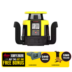 Leica Rugby CLAx 250 Hz Laser Manual Grade with Combo+ Receiver & Li-Ion