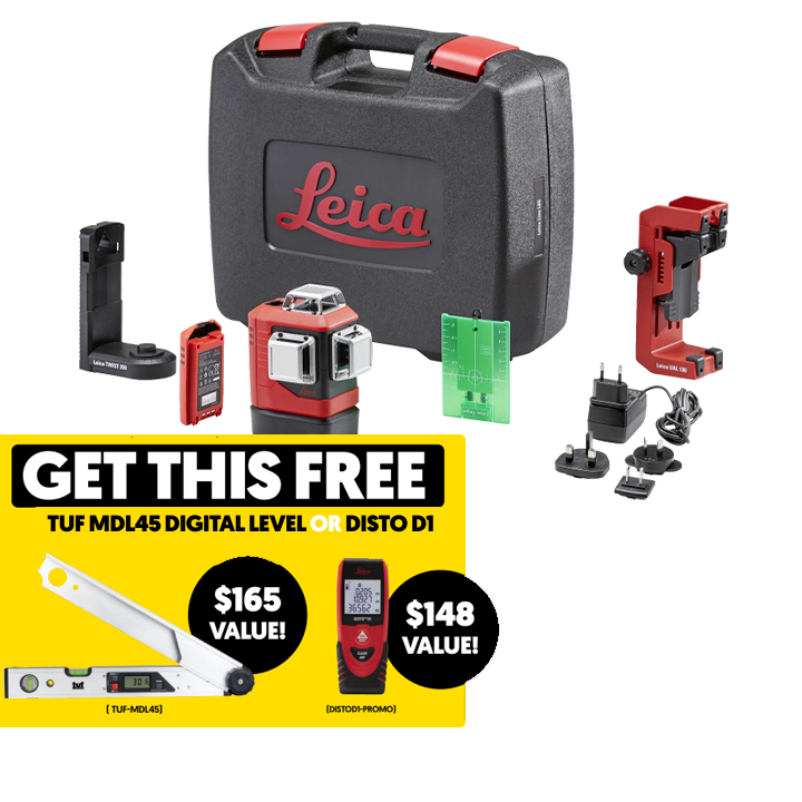 Leica Lino L6G-1, 3x360° Laser, green Beam, Li-ion, Wall Mount, Rugged Case