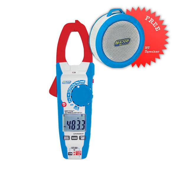 Major Tech MT770 1000A AC True RMS Clamp Meter