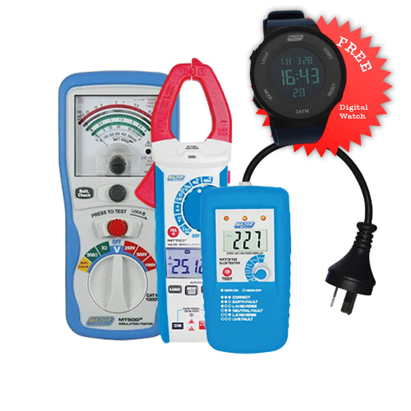 Major Tech MT25-COMBO-1 | MT723 Clamp Meter + MT500 Insulation Meter + MT310 ECLB Tester