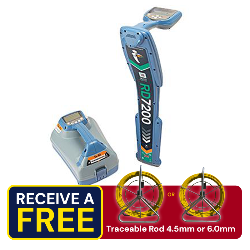 RadioDetection RD7200 Cable & Pipe Locator Kits