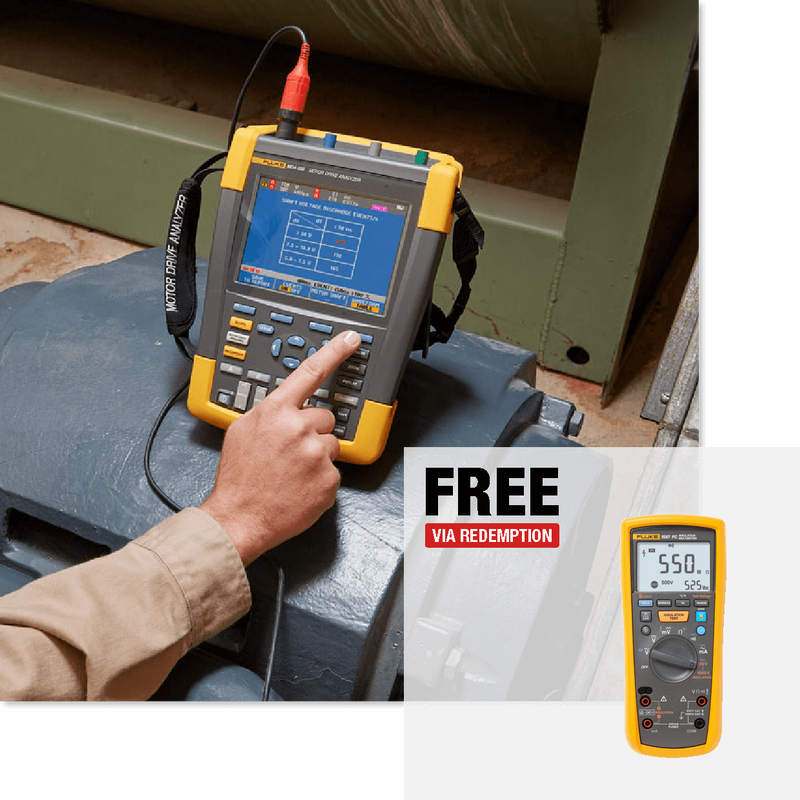 Fluke MDA-550 Series III Motor Drive Analyzer 4CH CLR PRO (Item No. 5282560)