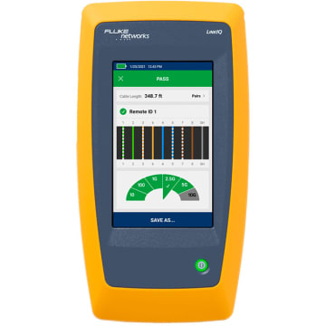 Fluke LIQ-100-IE Linkiq™ industrial Ethernet Tester (Item no. 5226628)
